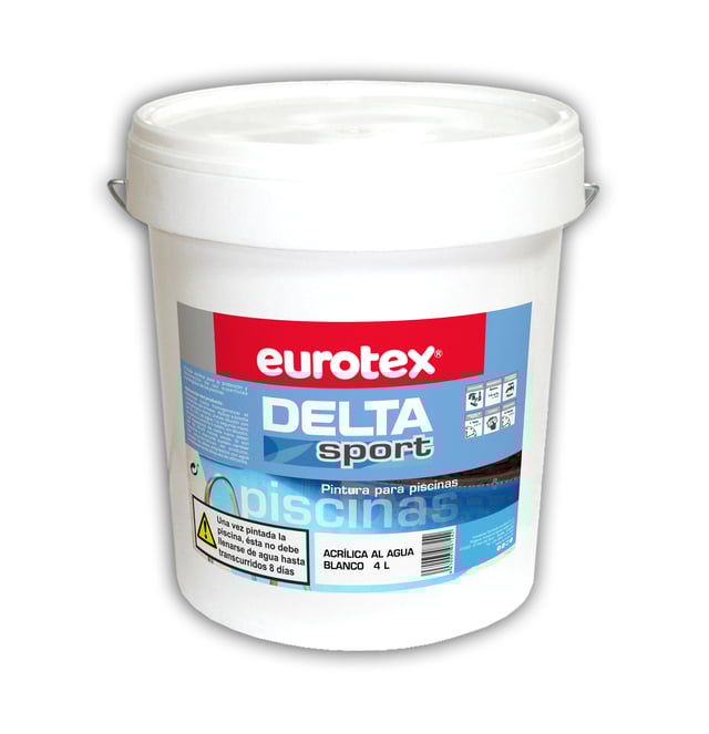 PINTURA PISCINAS ACRILICA DELTA 4L BLANCO