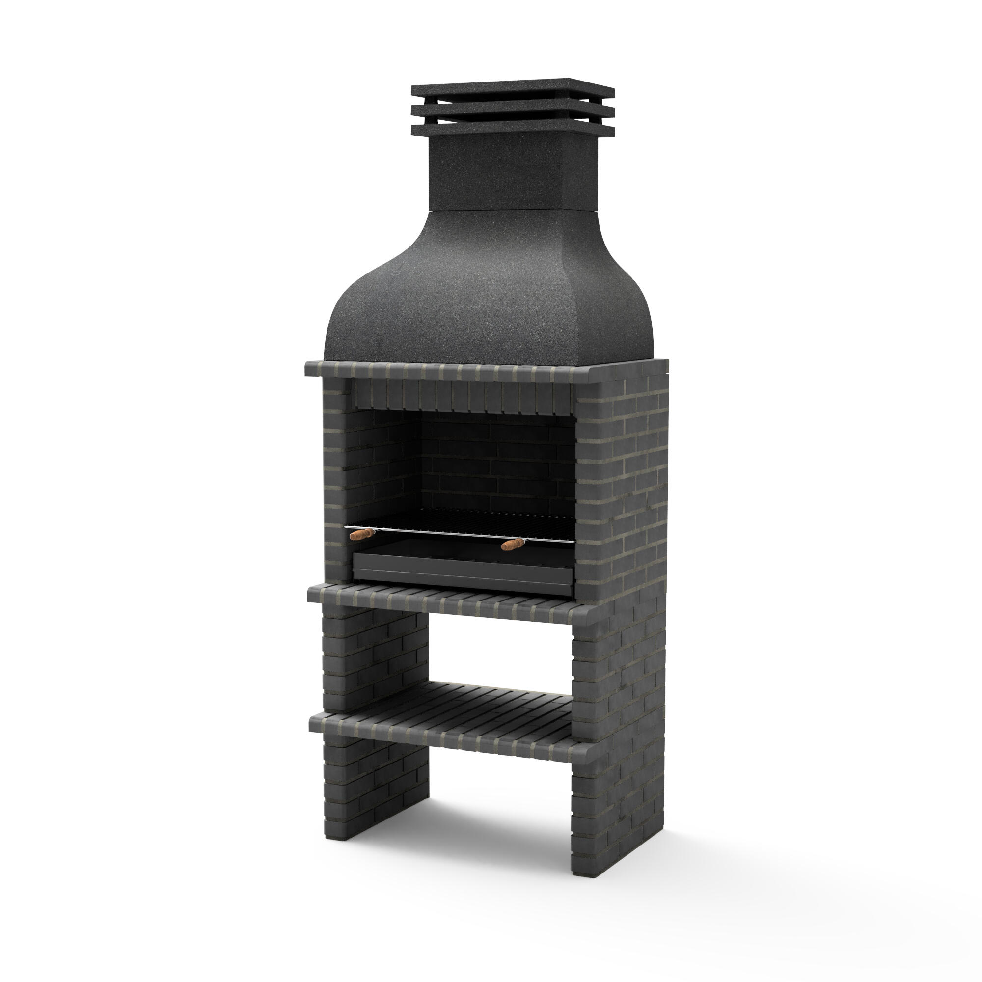 Barbacoa de obra movelar ladrillo madera y carbón barbacoa benhaddou recomendado para más de 10 personas