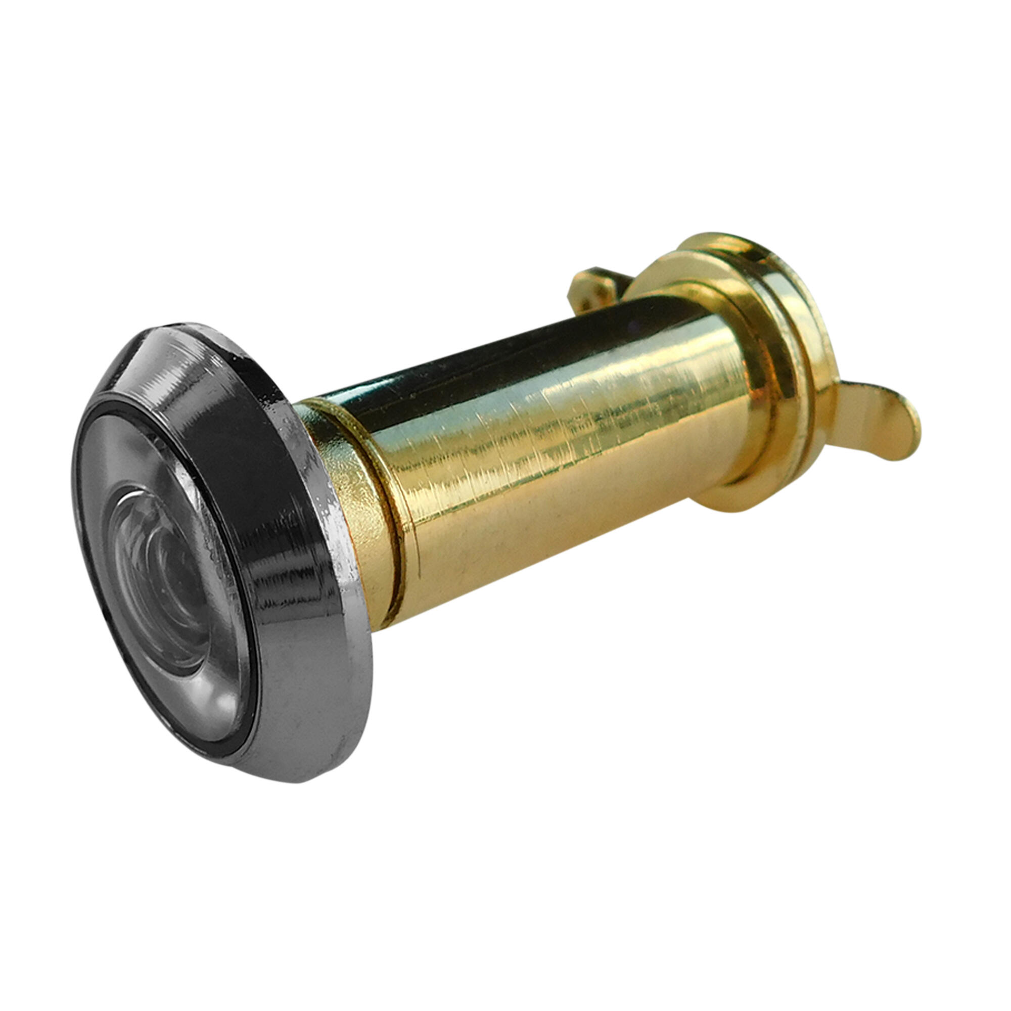 MIRILLA ANALÓGICA PARA PUERTA DE ZAMAK COLOR NÍQUEL SATINADO - 2