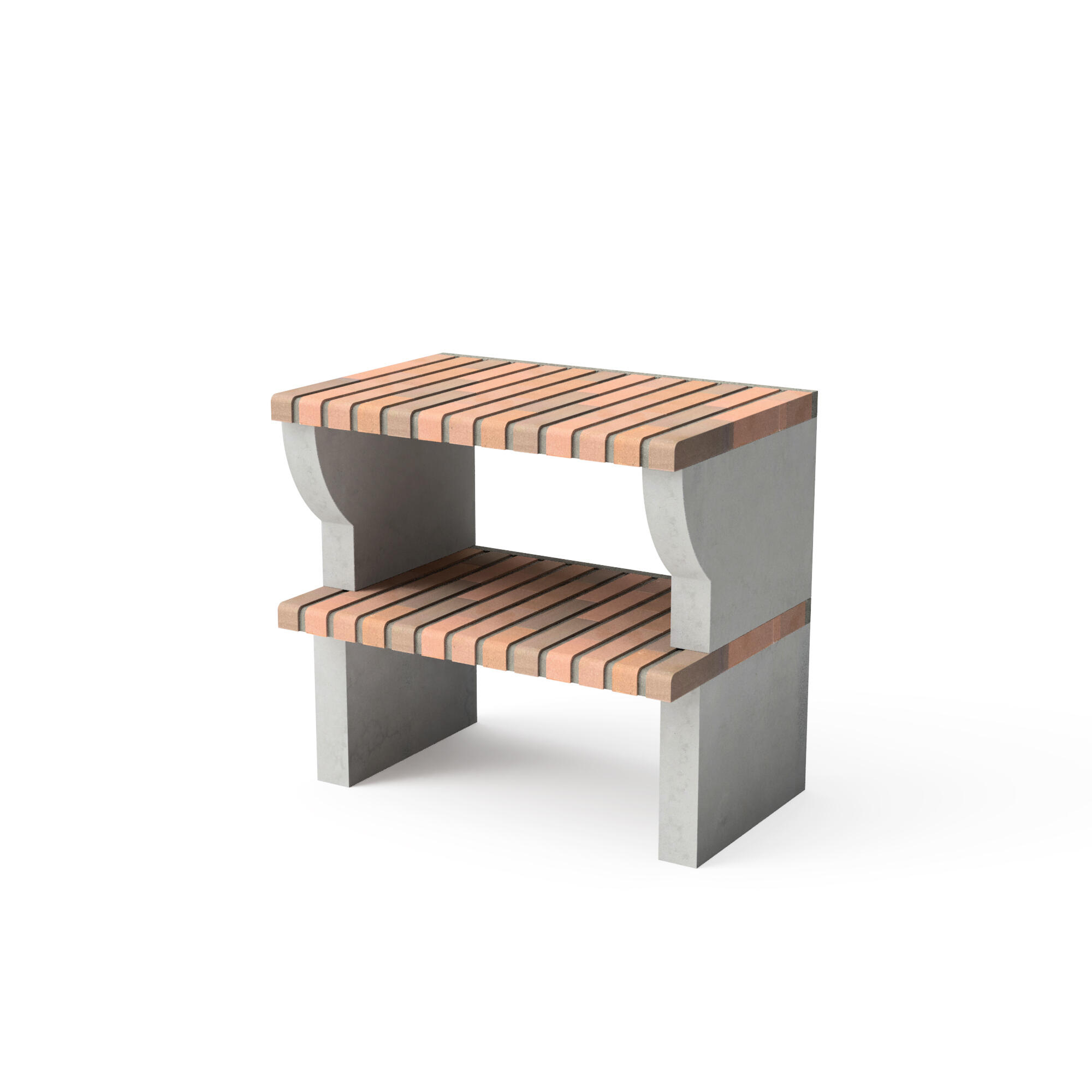 Módulos adicionales para cocina al aire libre para barbacoa de obra de 86.5x80x cm