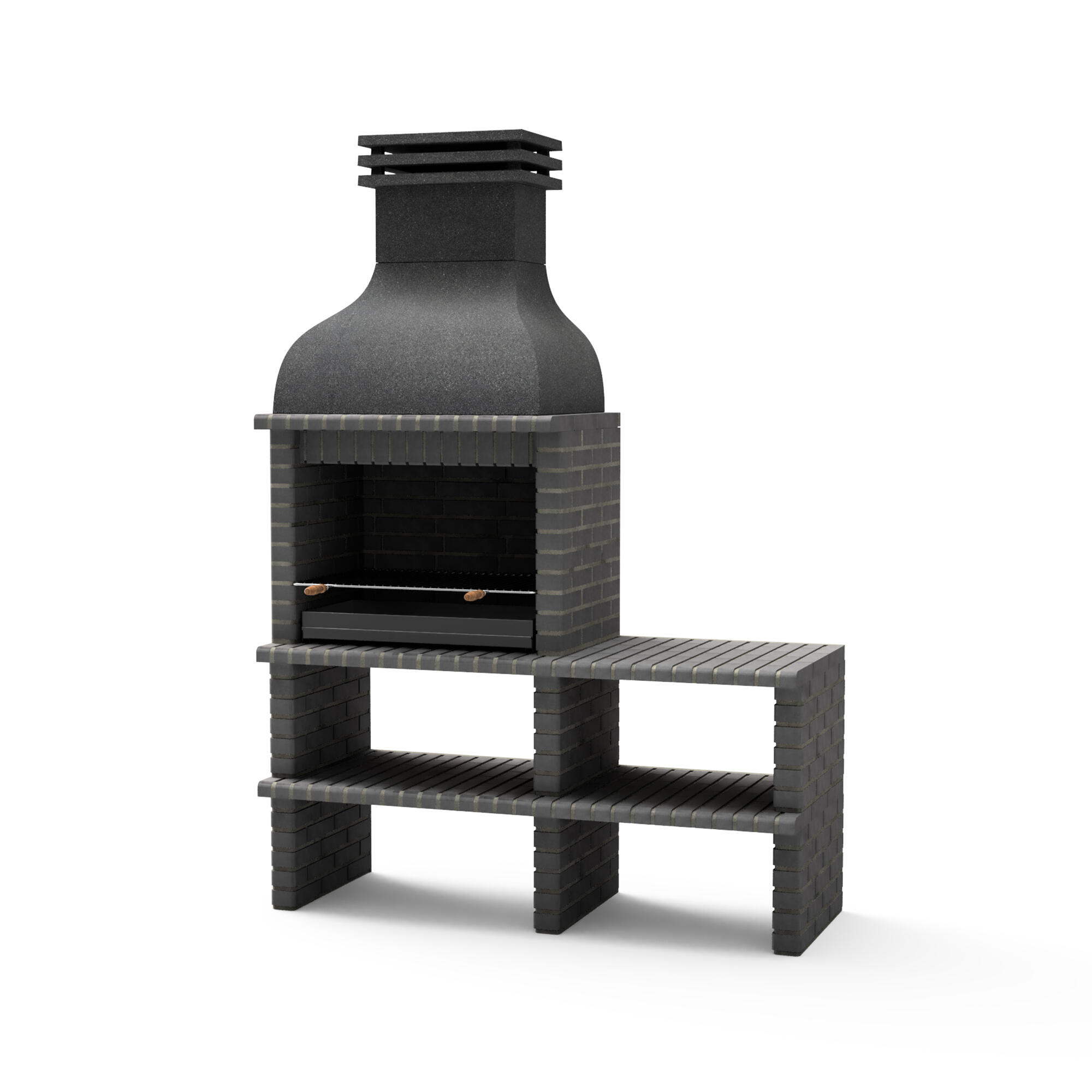 Barbacoa de obra movelar ladrillo madera y carbón barbacoa benhaddou recomendado para más de 10 personas