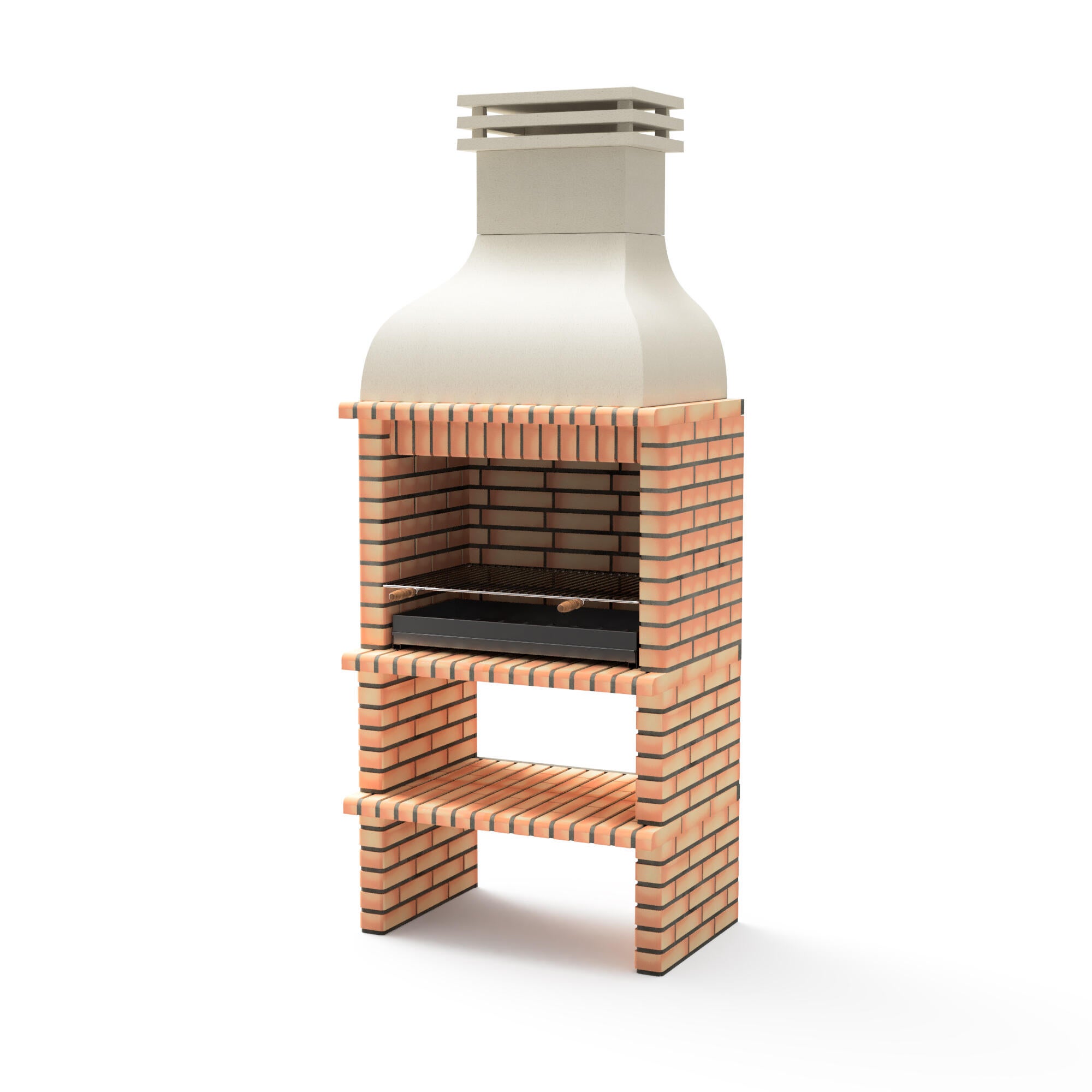 Barbacoa de obra movelar ladrillo madera y carbón barbacoa benhaddou recomendado para más de 10 personas