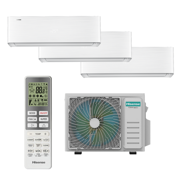 Condizionatore trial HISENSE 9000 9000 12000 BTU inverter WIFI A++/A++ serie Uni Air