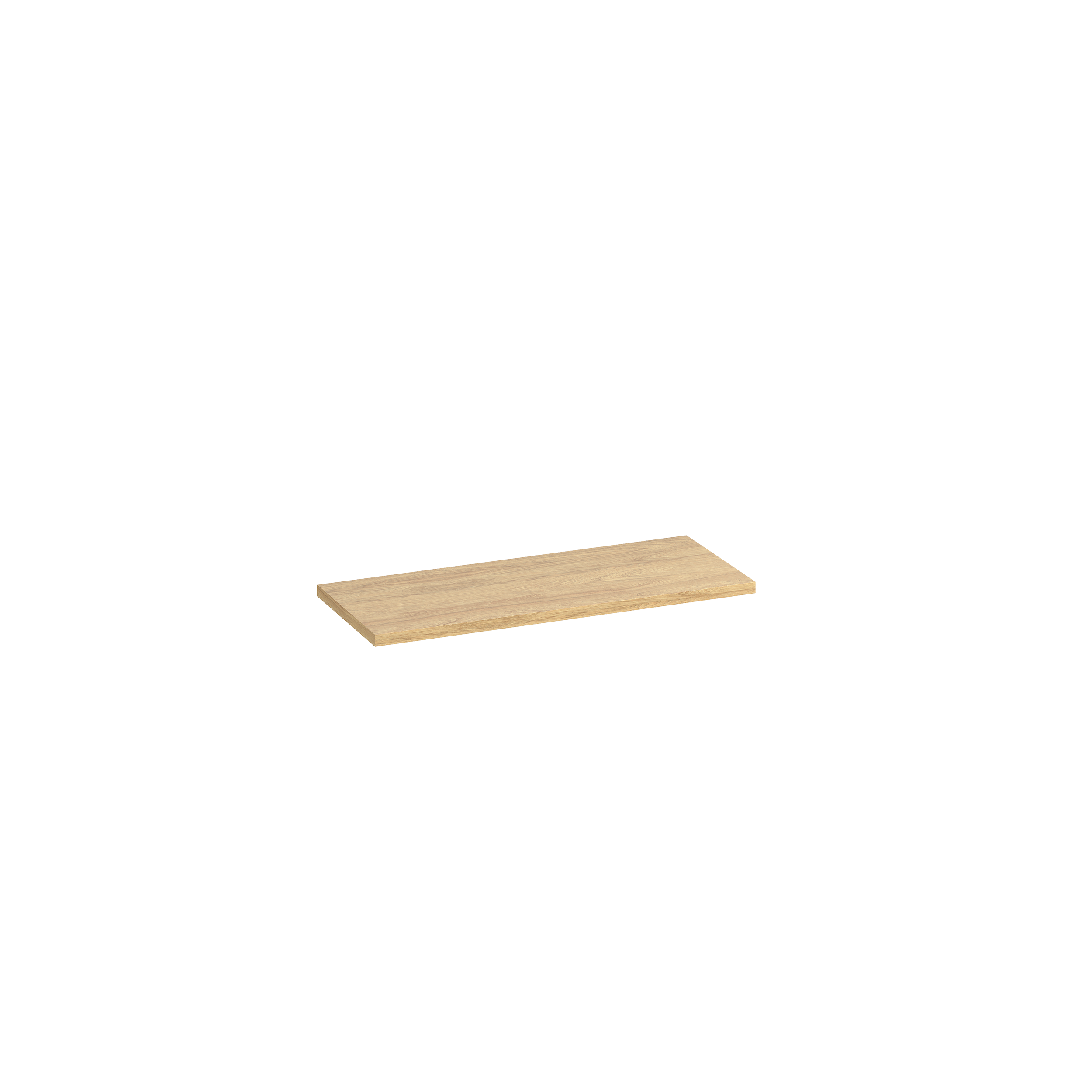 Blat łazienkowy Atrato 56x22.5x1.6 cm brązowy dąb Cersanit - 4
