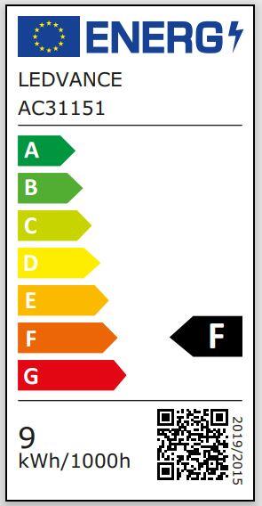 Pack de 3 bombillas LED E27 clase A (mayor ahorro energético) 806 lúmenes 9.5W color de la luz blanco cálido 2700K - 6