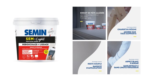 SEM-LIGTH rebouchage et lissage