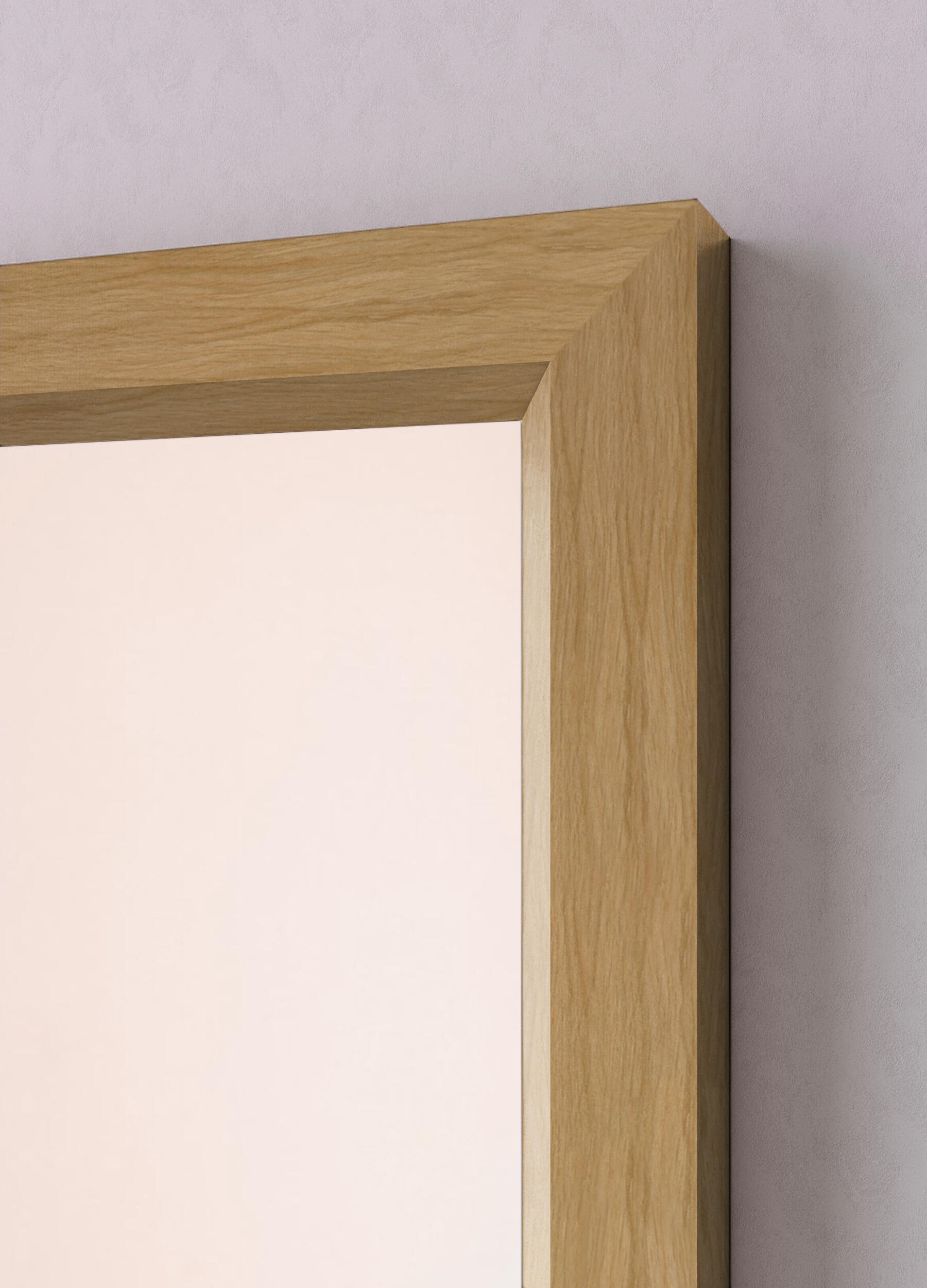 Specchio MILANO rettangolare in legno rovere 70 x 180 cm - 3