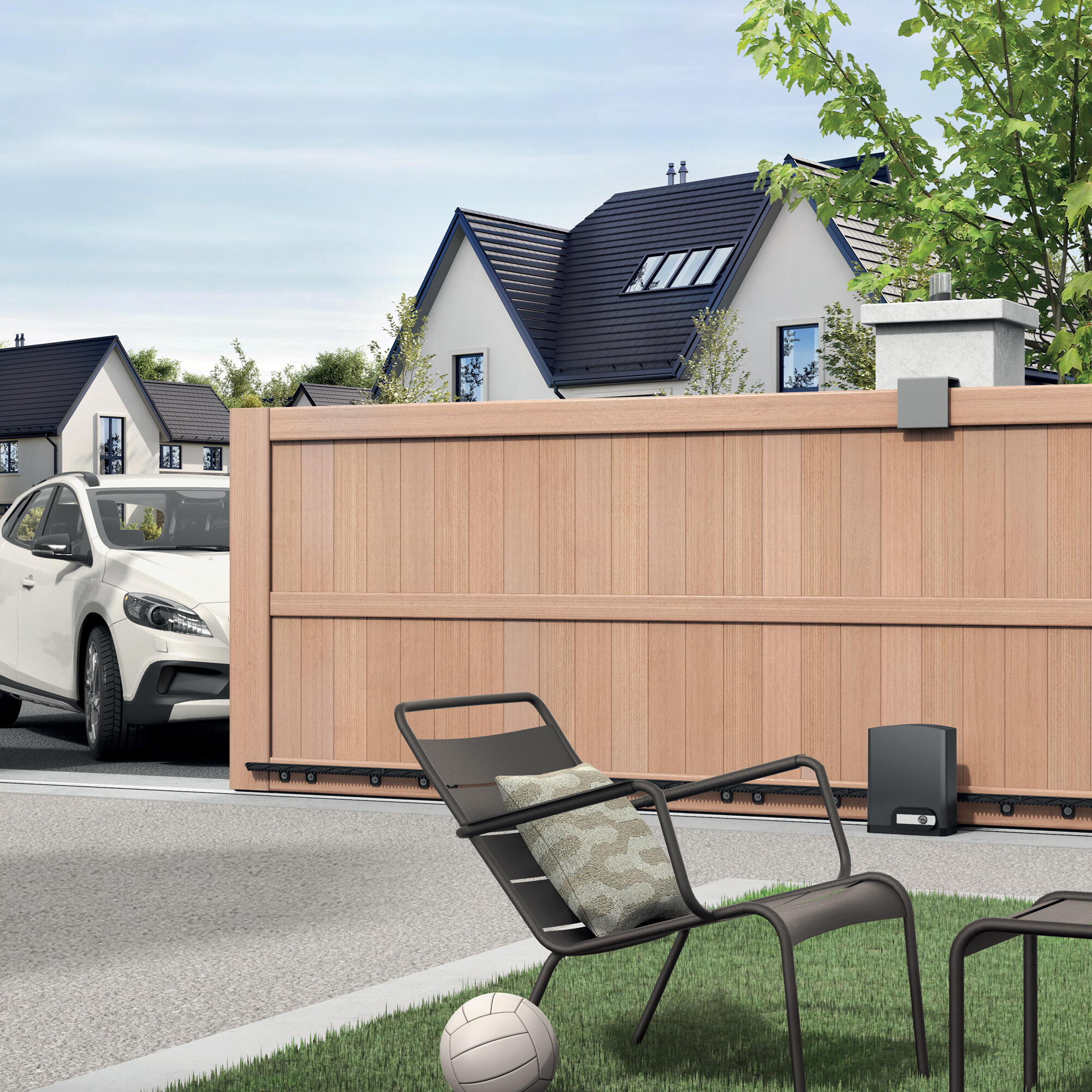 Motorisation de portail connecté coulissant AVIDSEN - 2