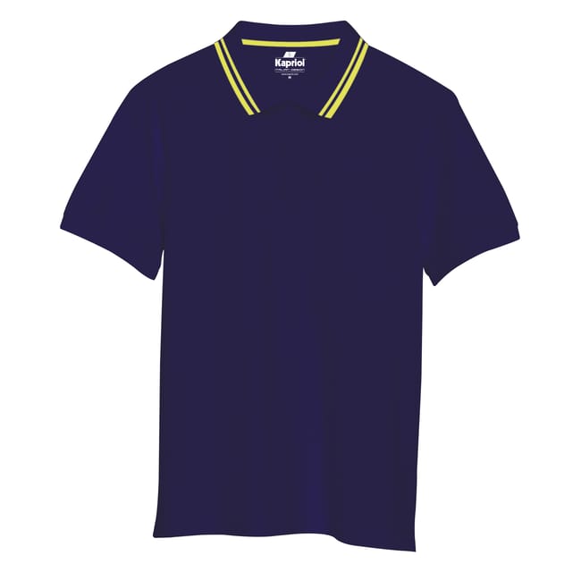 POLO MANGA CORTA AZUL TALLA M KAPRIOL - 1