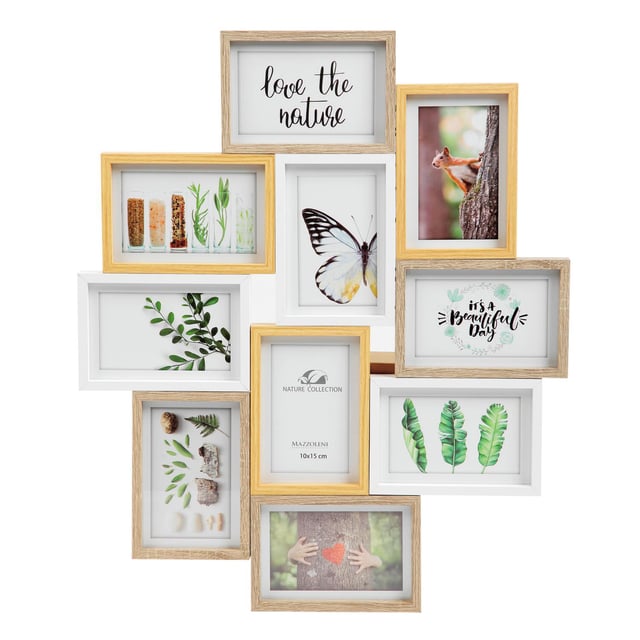 Cornice Wood, rovere misure 47 x 57 cm per 10 fotografie