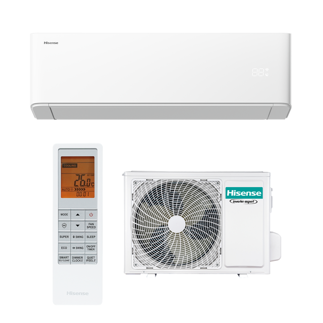 Condizionatore monosplit HISENSE 12000 BTU inverter WIFI A+++/A++ serie Uni Air