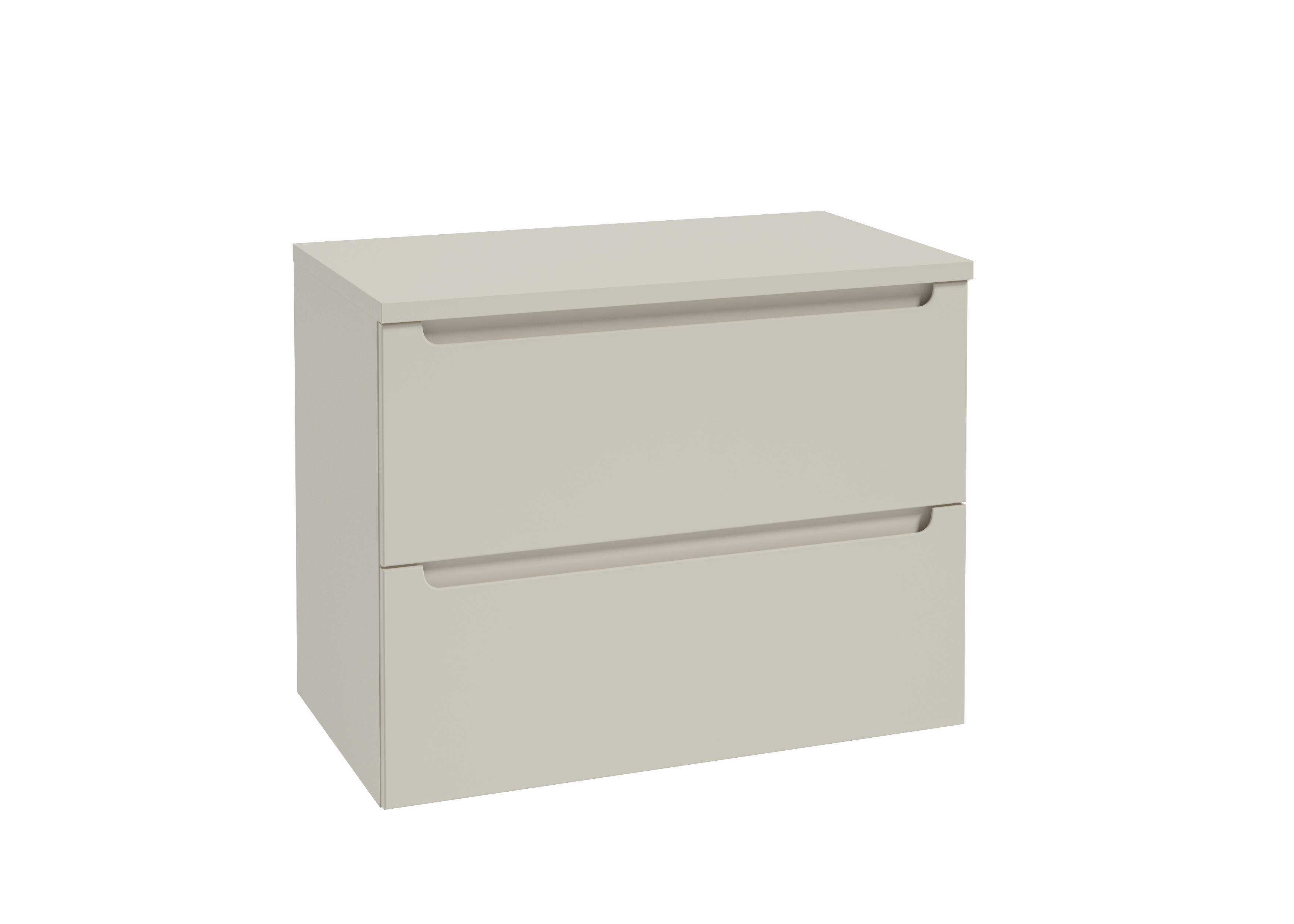 Blat łazienkowy Stilla 80.4x46x2.5 cm kaszmirowy matowy Defra - 5