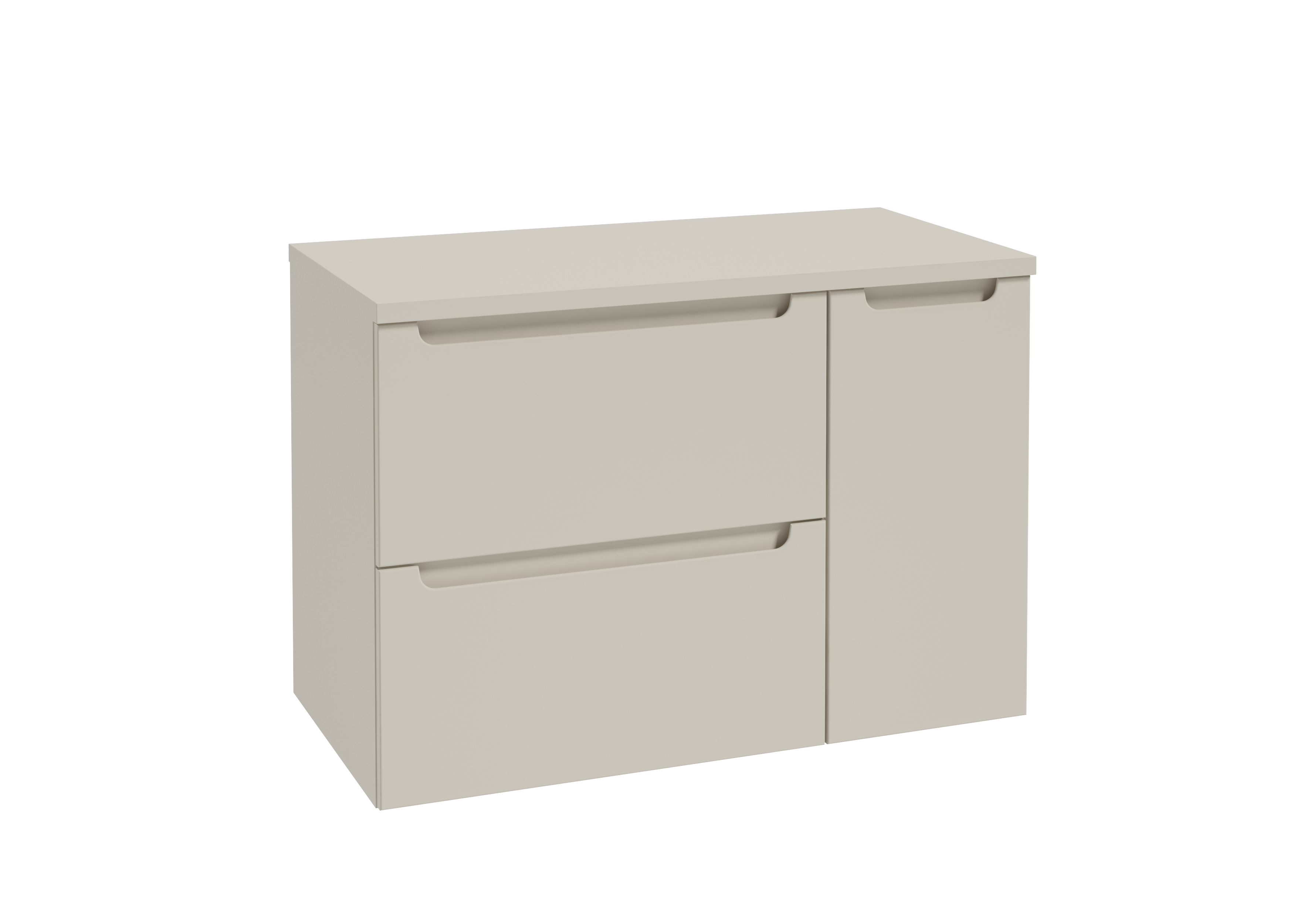 Szafka pod umywalkę wisząca 60x45.1x60 cm Stilla kaszmirowa mat Defra - 16
