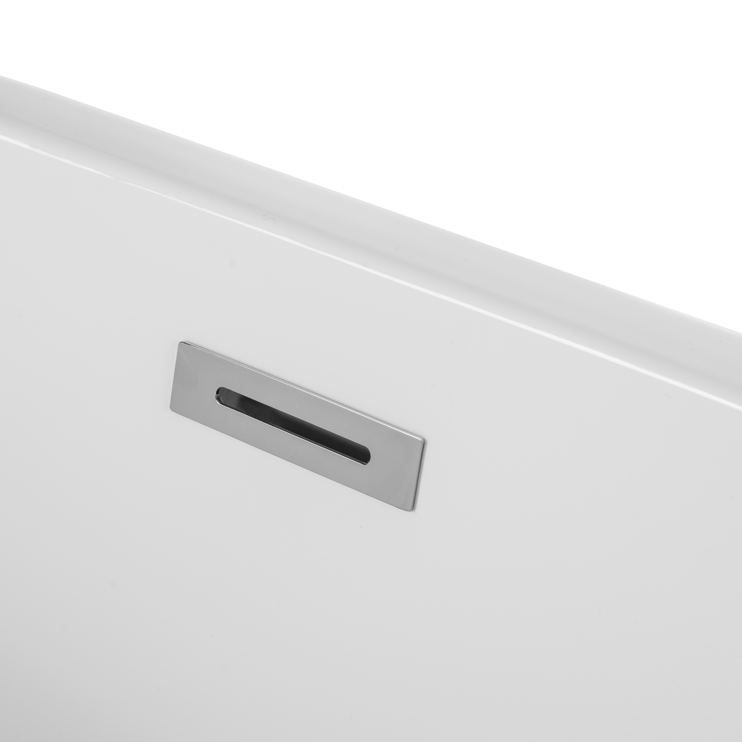 Wanna wolnostojąca przyścienna Pula 170x80 cm prawa chromowany odpływ Corciano - 3