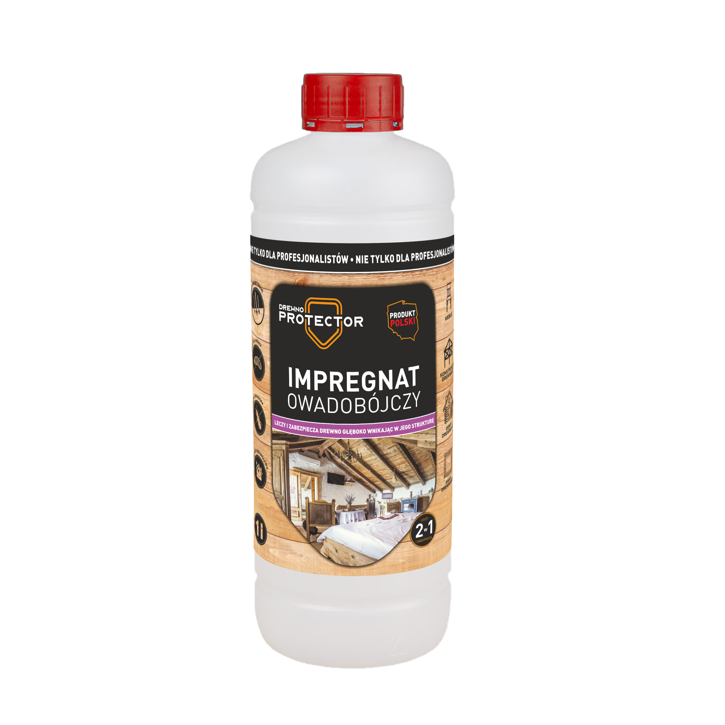 Impregnat owadobójczy akrylowy 1 l Protector