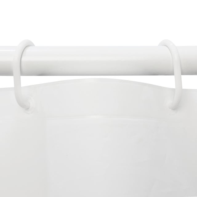 FORRO CORTINA DE BAÑO PVC MIA 180X200CM BLANCO