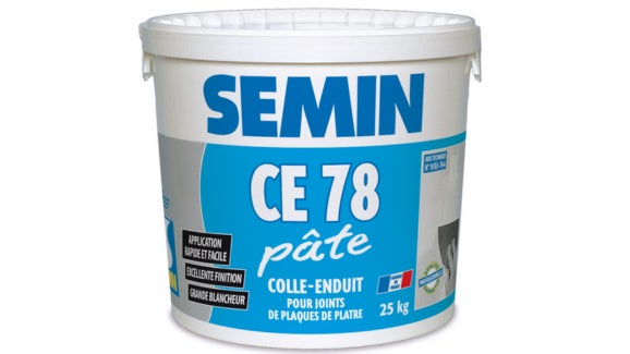CE78 colle-enduit pour joints de plaques de platre