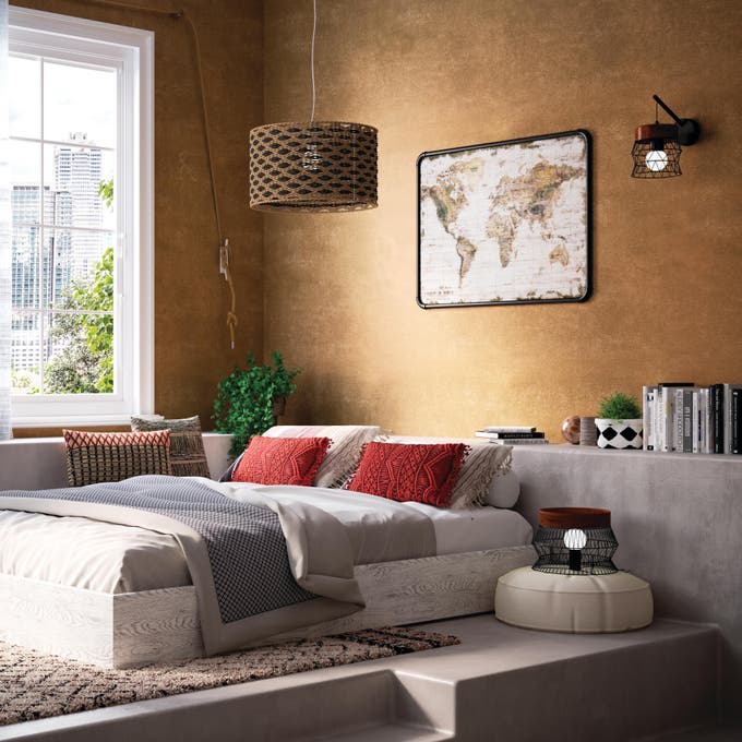 quarto no estilo étnico 