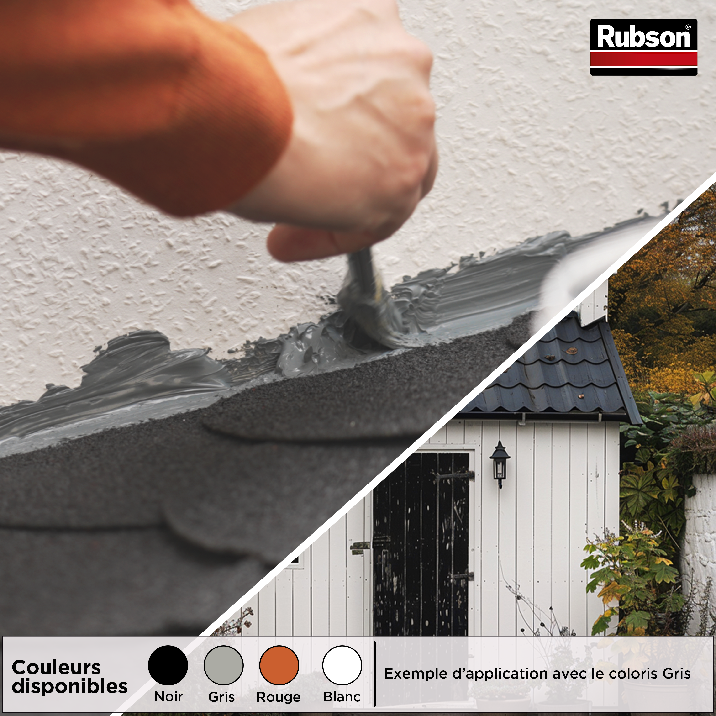 Revêtement d'étanchéité Waterproof gris RUBSON 1 kg - 3