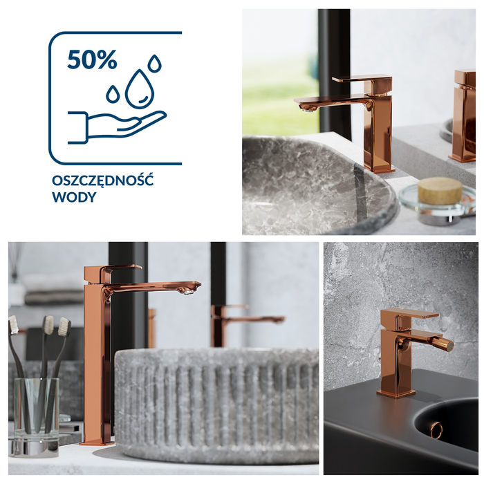 50% niższe zużycie wody