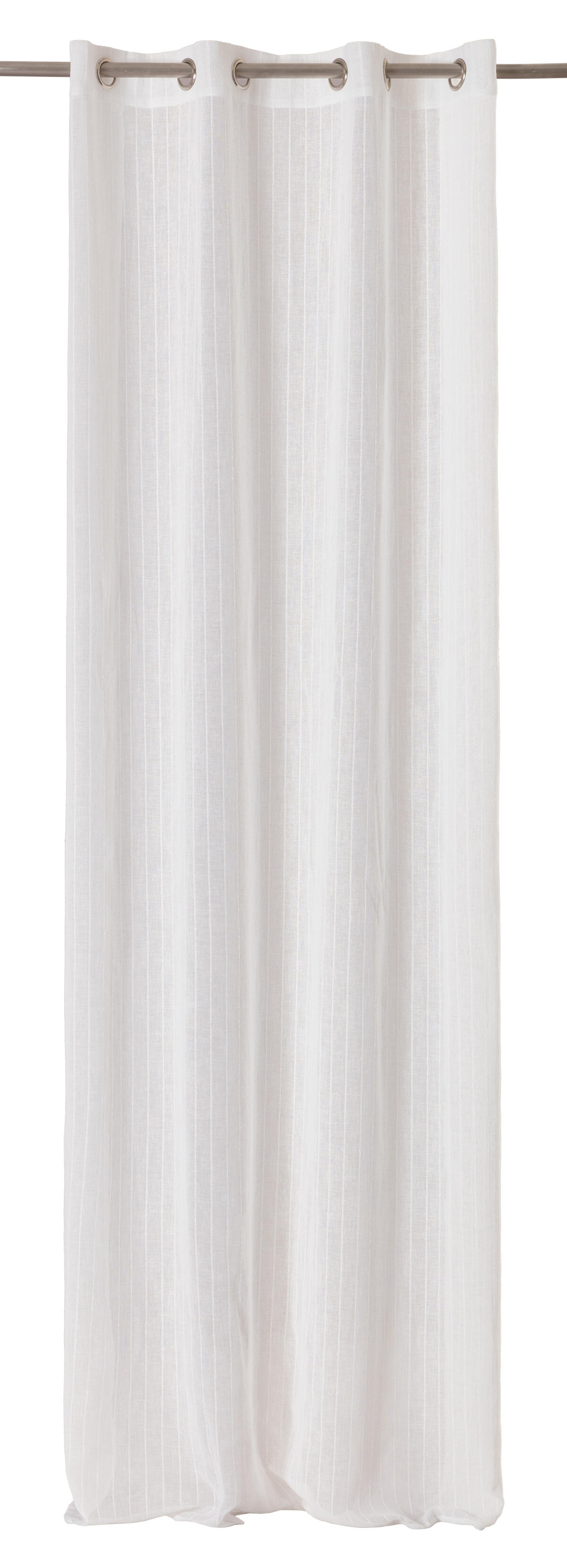 Tenda Denny bianco, occhielli 140x280 cm - 3