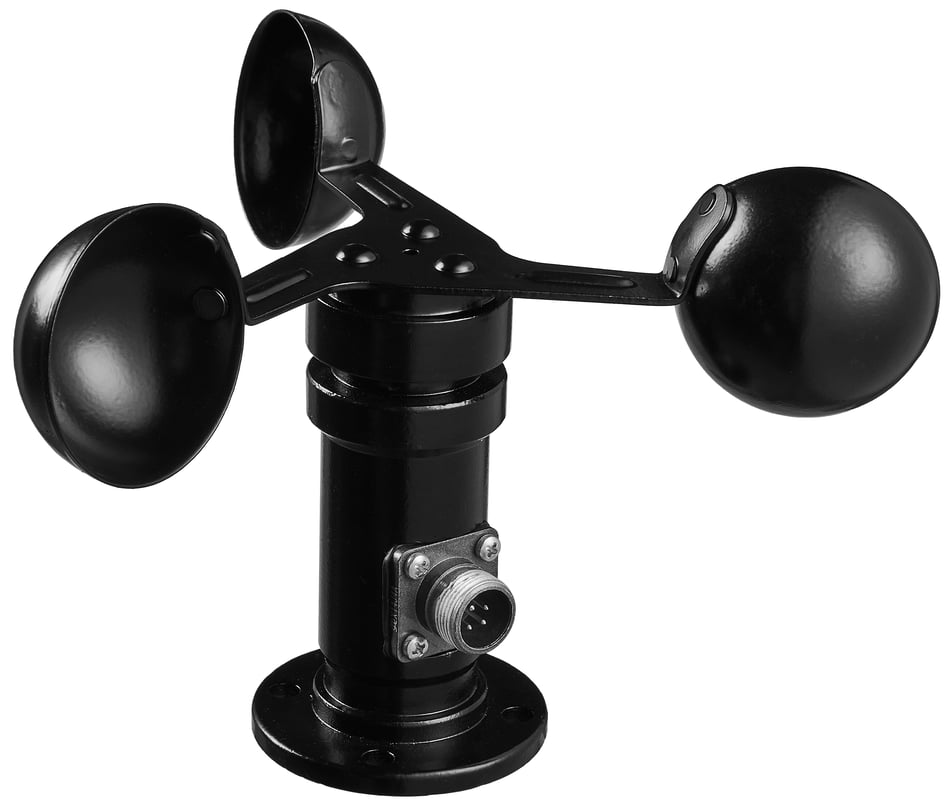 Czujnik pomiaru prędkości wiatru Simon 55 czarny Kontakt Simon