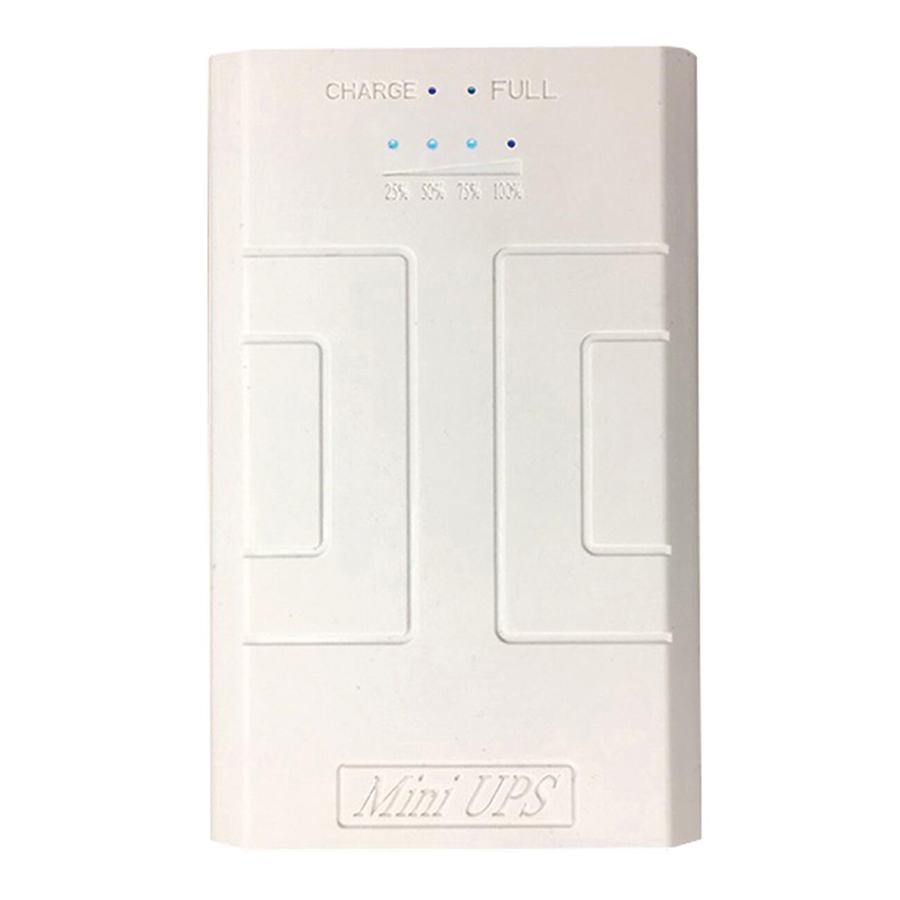 Mini UPS Backup Batteria DC 12V 1A 14.8W - Gruppo Di Continuità Per Router E Telecamere, Nero