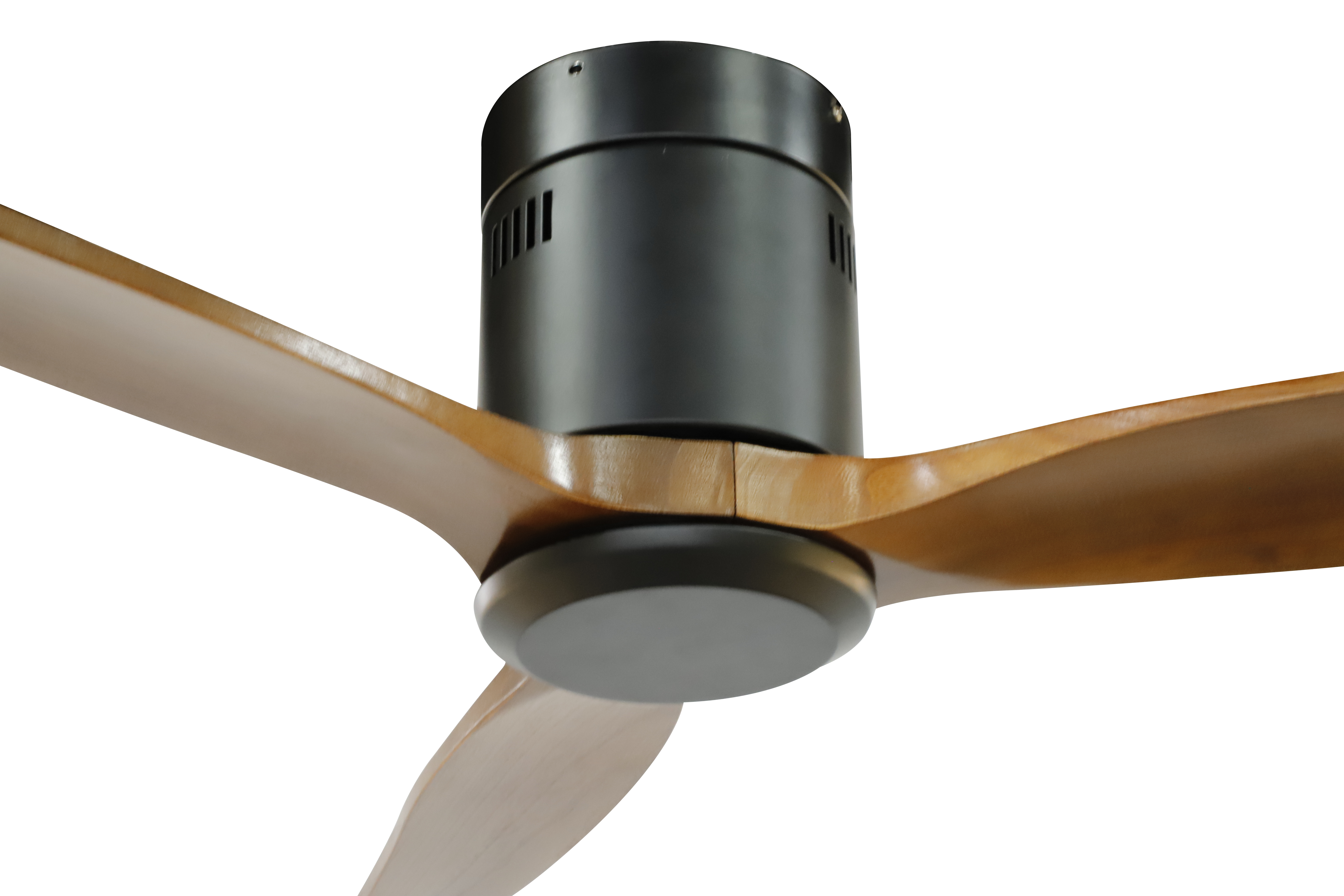 Ventoinha de teto com lâminas com fonte de luz 3 pás 122 CM LED 1800 lm preto 85-858-20-180 - 7