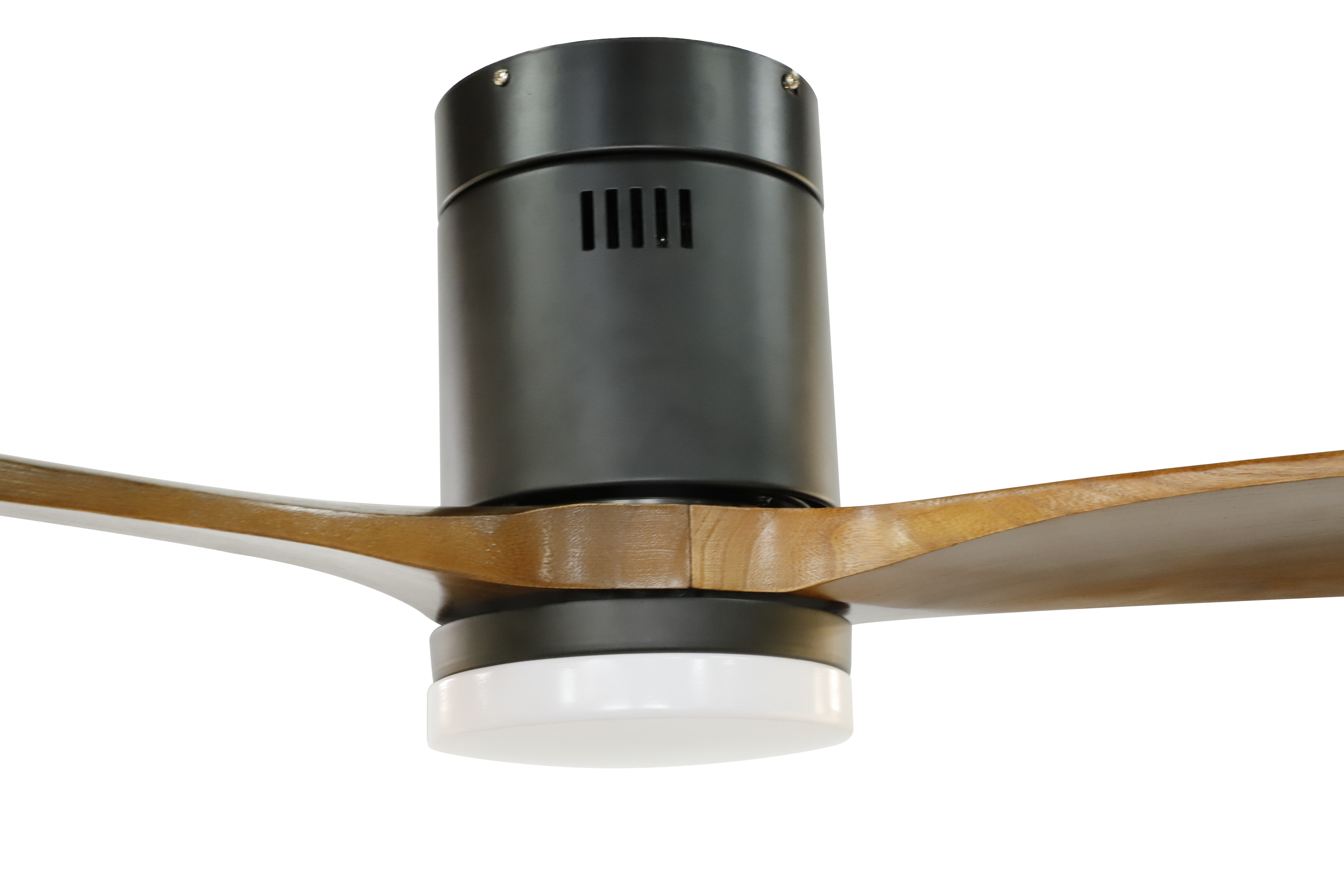 Ventoinha de teto com lâminas com fonte de luz 3 pás 122 CM LED 1800 lm preto 85-858-20-180 - 6