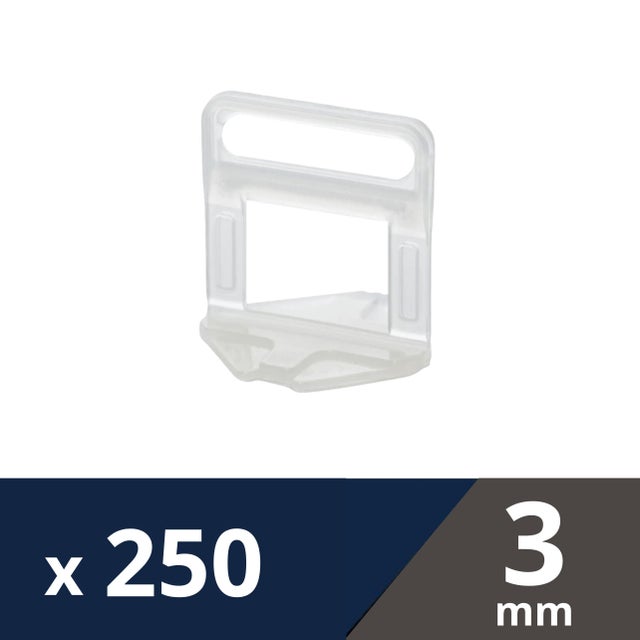 Croisillons autonivelants à cales pour carrelage Ep.3 mm - LEVELIT (sachet de 250)
