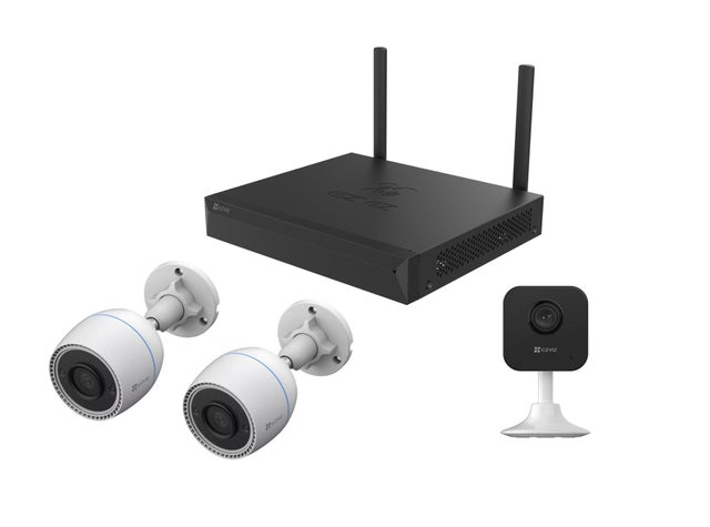 Kit di videosorveglianza da interno / esterno a filo EZVIZ 1NVR+2H3C 2mp+1 H1C 8 telecamere