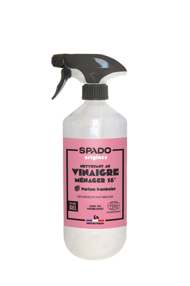 Vinaigre blanc SPADO ORIGINES En gel, parfum framboise, 0.75L