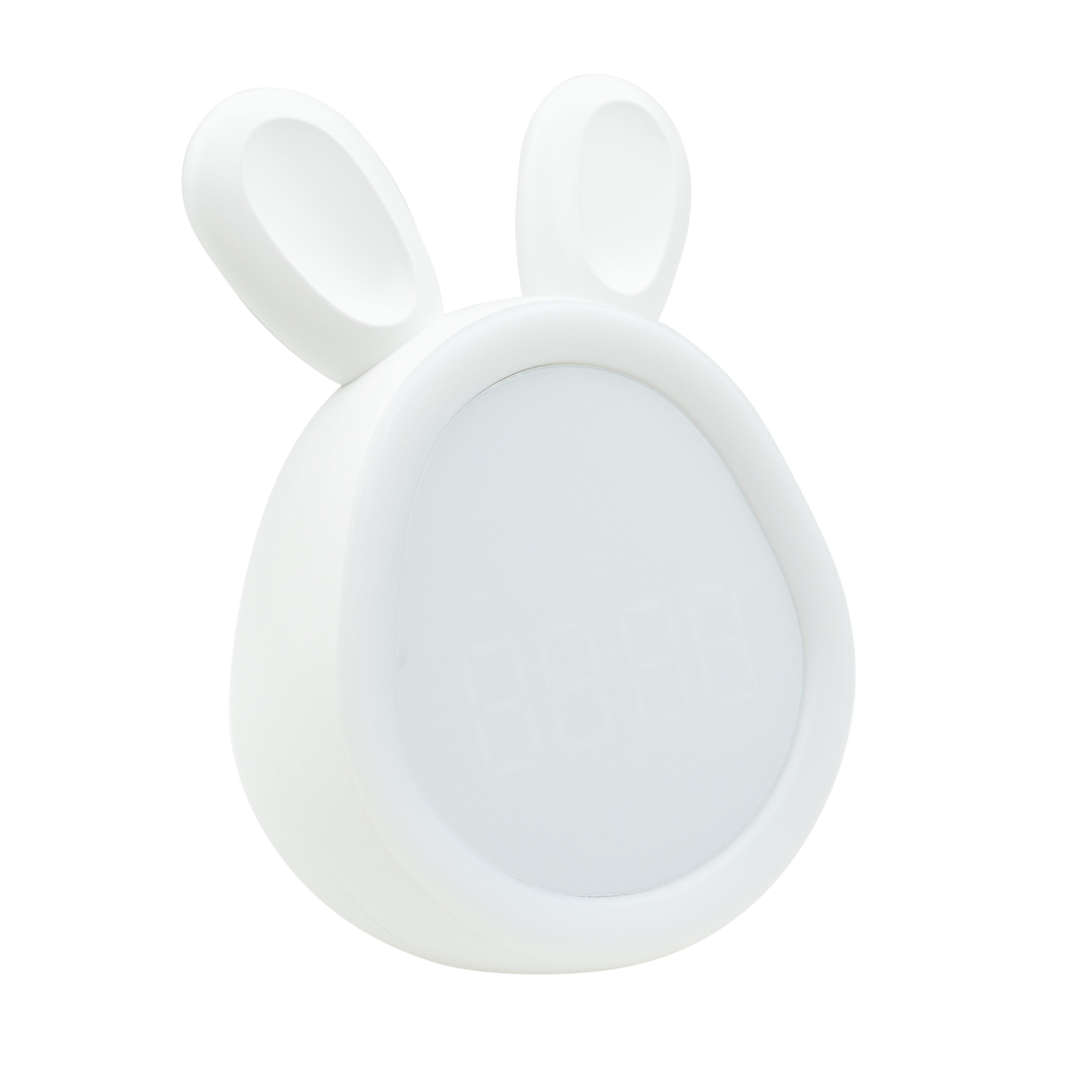 Lampka nocna dla dzieci z budzikiem Biały Zajączek Los na USB-C LED 90 lm 1.8W biała Evg Trade