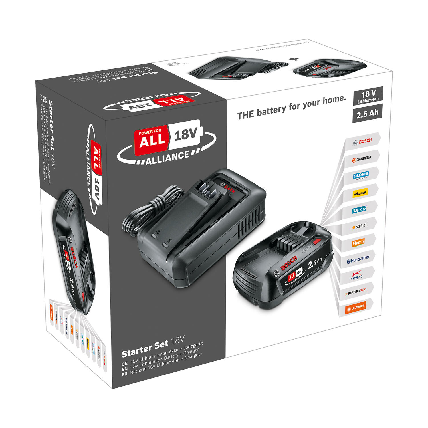 Batteria Bosch Power 4All 18V 2.0Ah - Per Utensili A Batteria