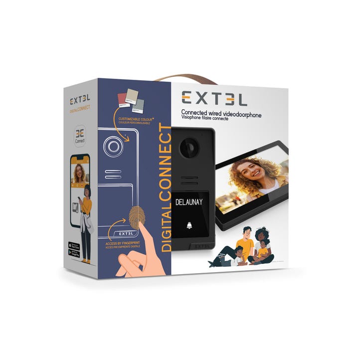 Visiophone filaire connecté 720335, EXTEL | Leroy Merlin
