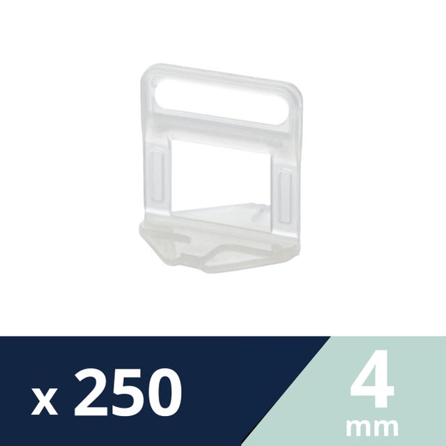 Croisillons autonivelants à cales pour carrelage Ep.4 mm - LEVELIT (sachet de 250)