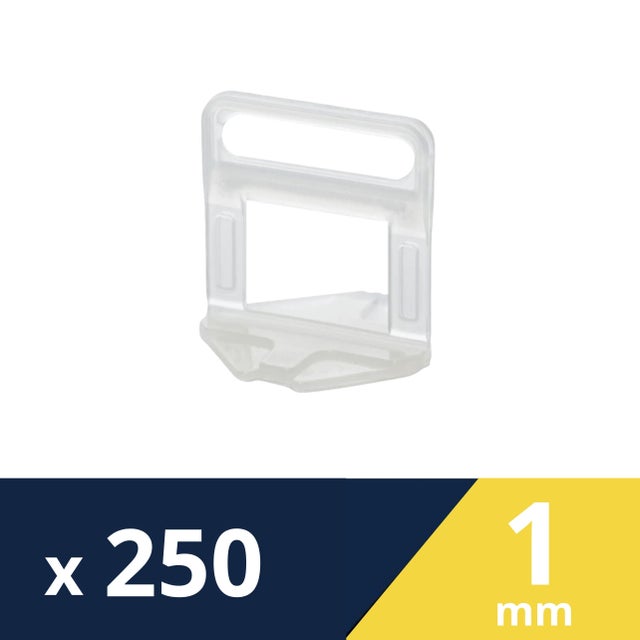 Croisillons autonivelants à cales pour carrelage Ep.1 mm - LEVELIT (sachet de 250)