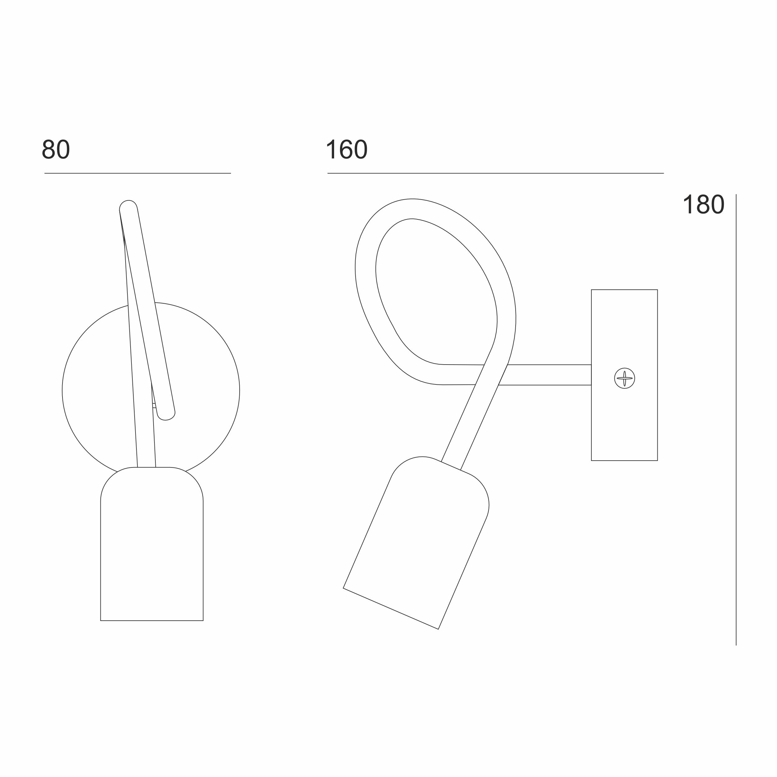 Kinkiet Lizzy czarny E27 Lamkur - 4