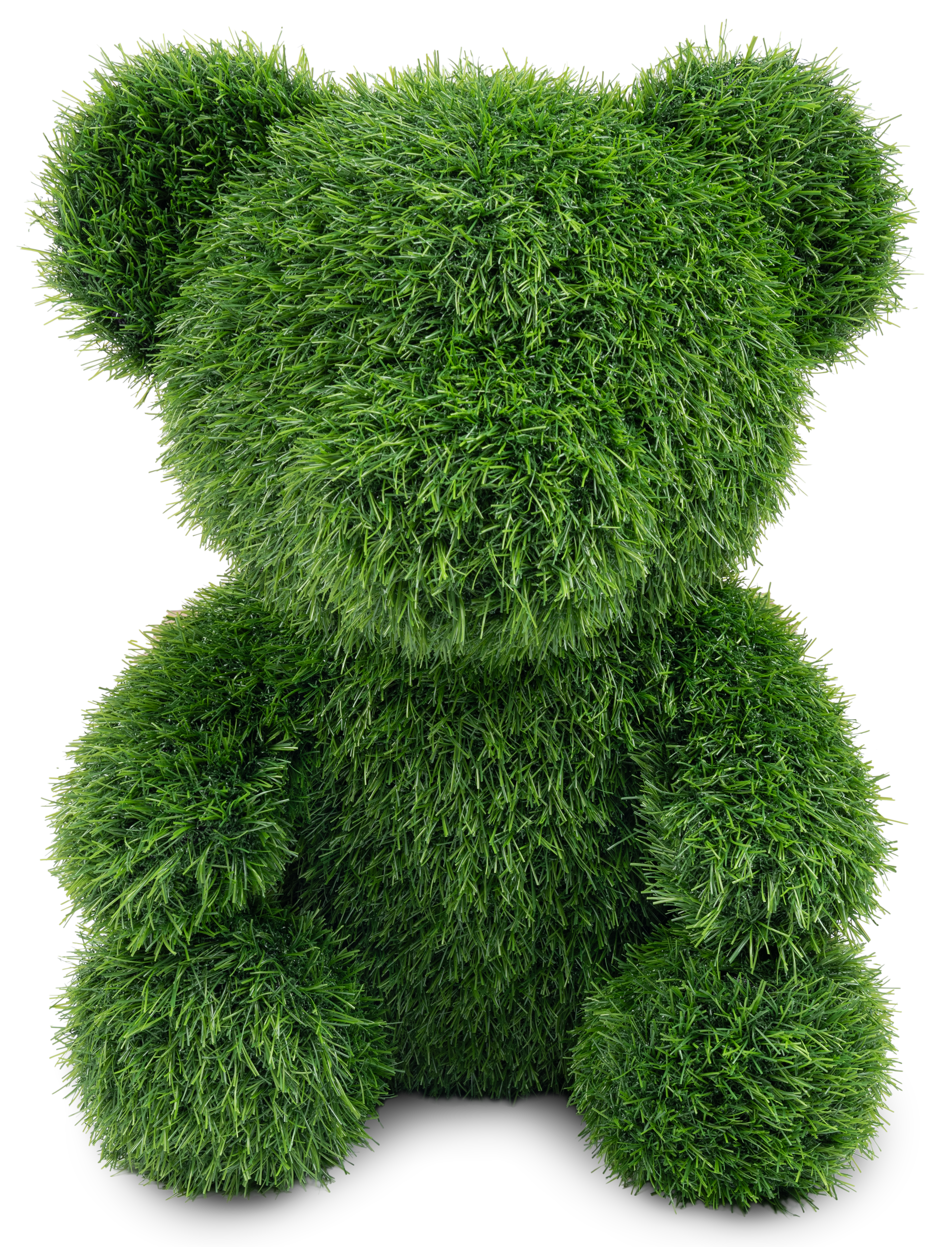 Sztuczna trawa figurka dekoracyjna Miś 25 x 26 x 35 cm