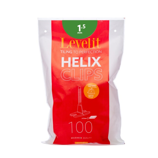100 croisillons à vis HELIX Clips 1.5mm - LEVELIT