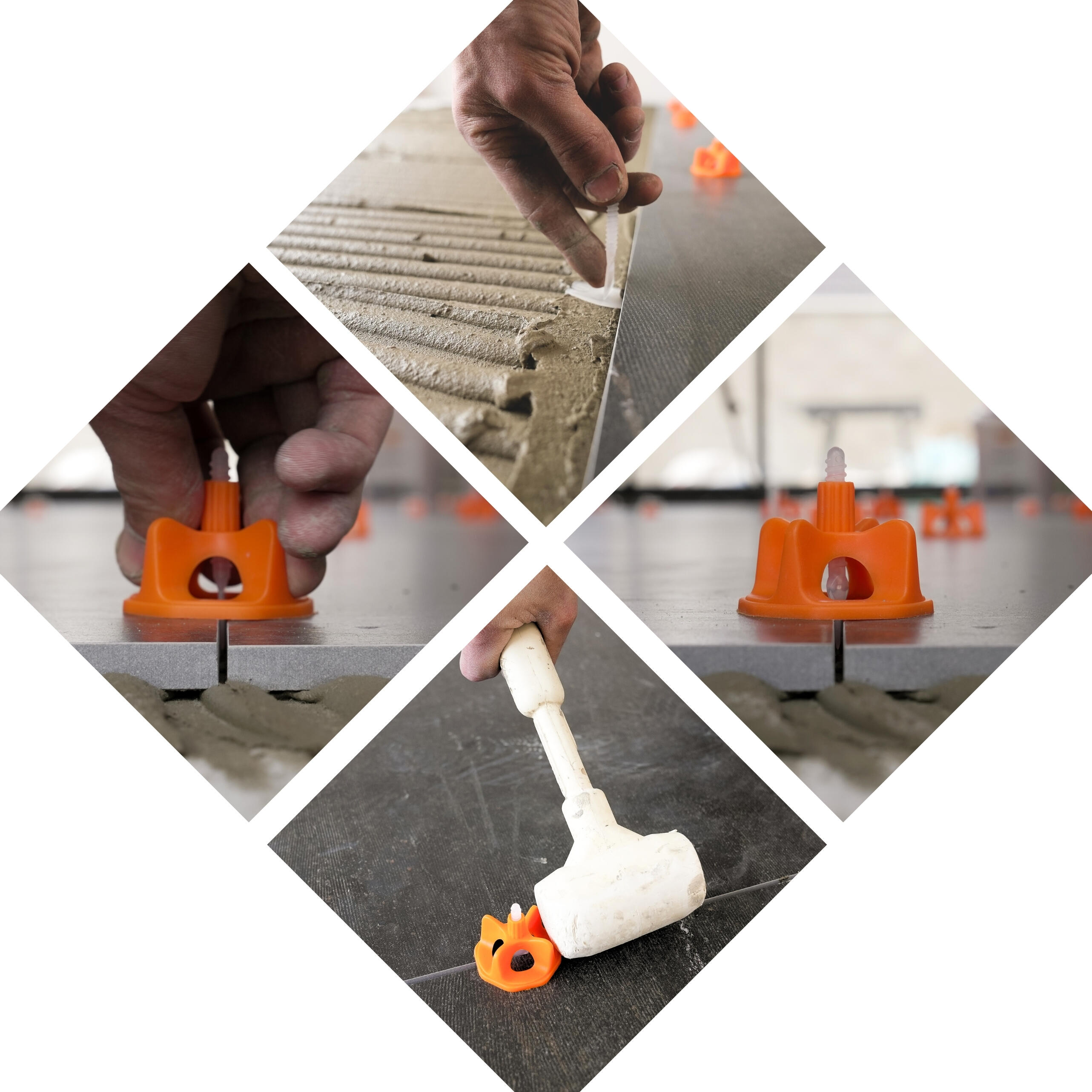 Croisillons autonivelants à vis pour carrelage Ep.1,5 mm en I - LEVELIT (sachet de 500) - 3