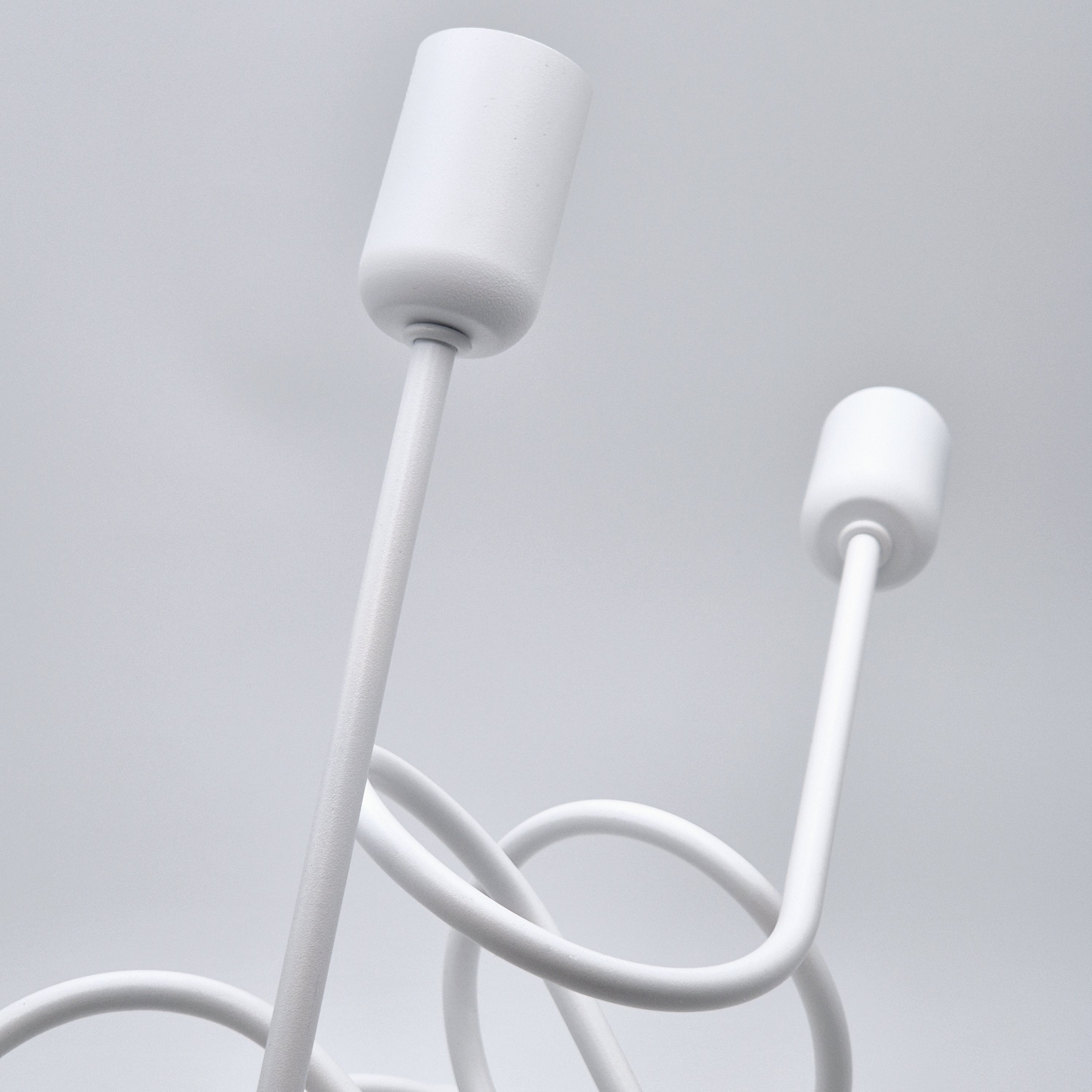 Lampa sufitowa Lizzy biała 5 x E27 Lamkur - 10