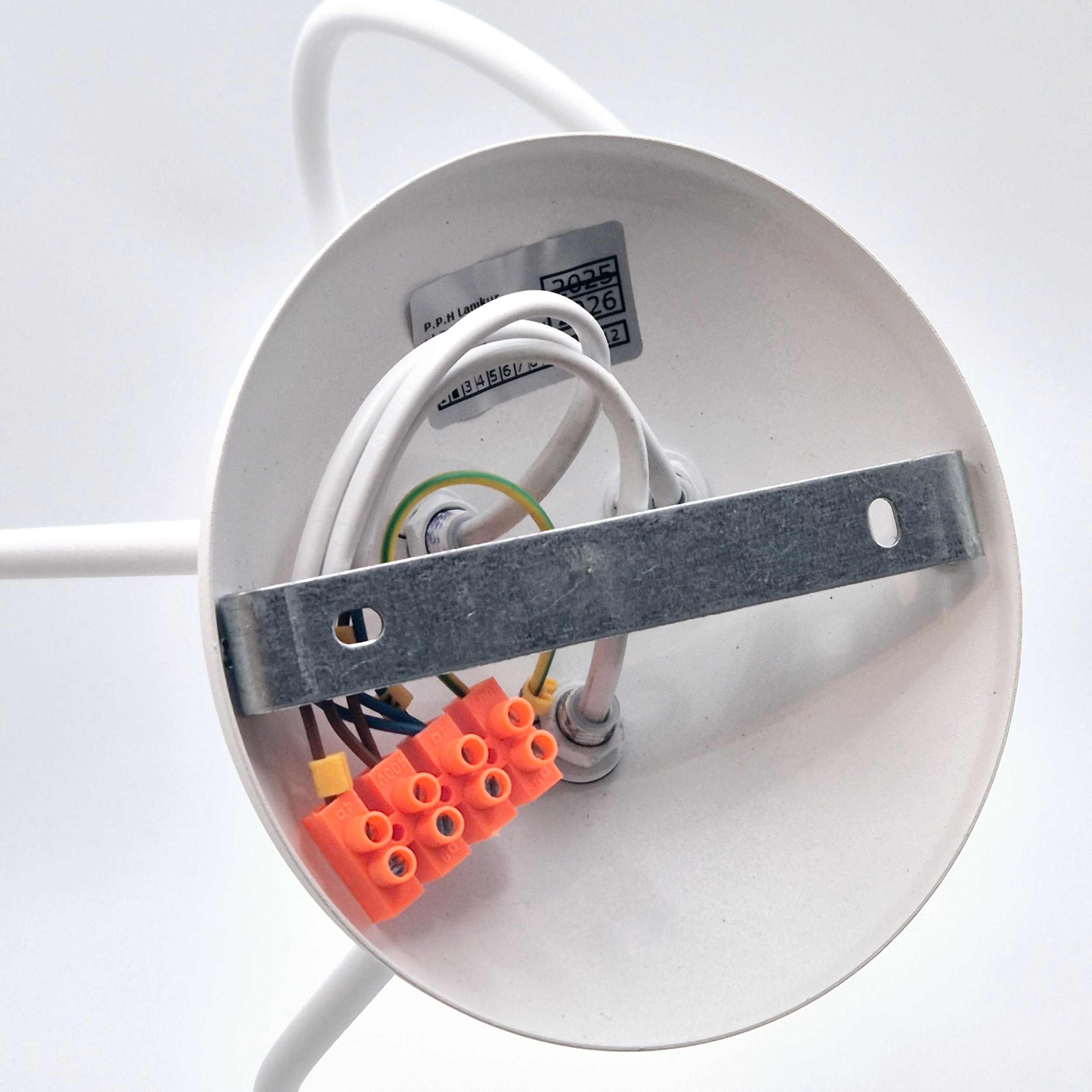 Lampa sufitowa Lizzy biała 3 x E27 Lamkur - 10