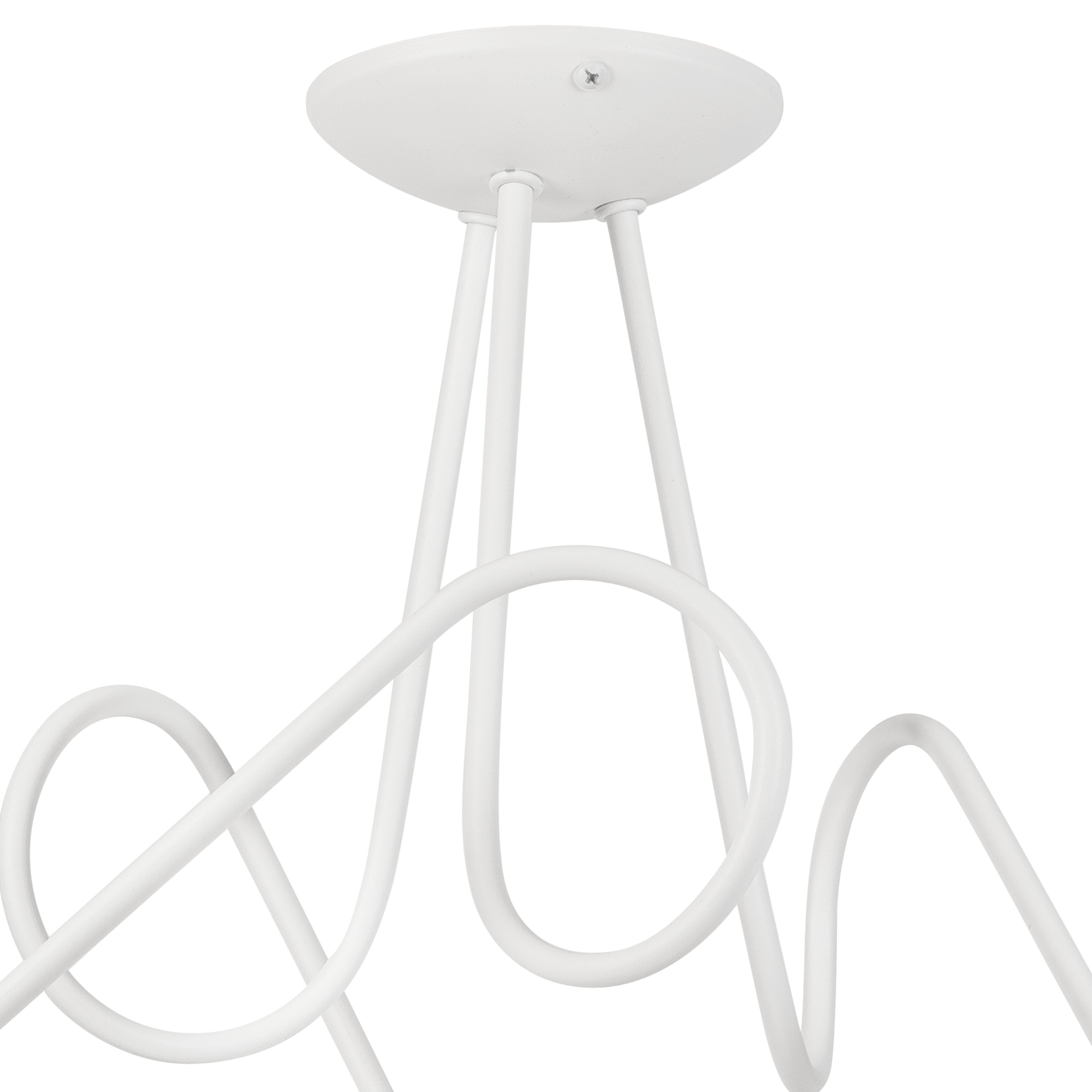 Lampa sufitowa Lizzy biała 3 x E27 Lamkur - 8