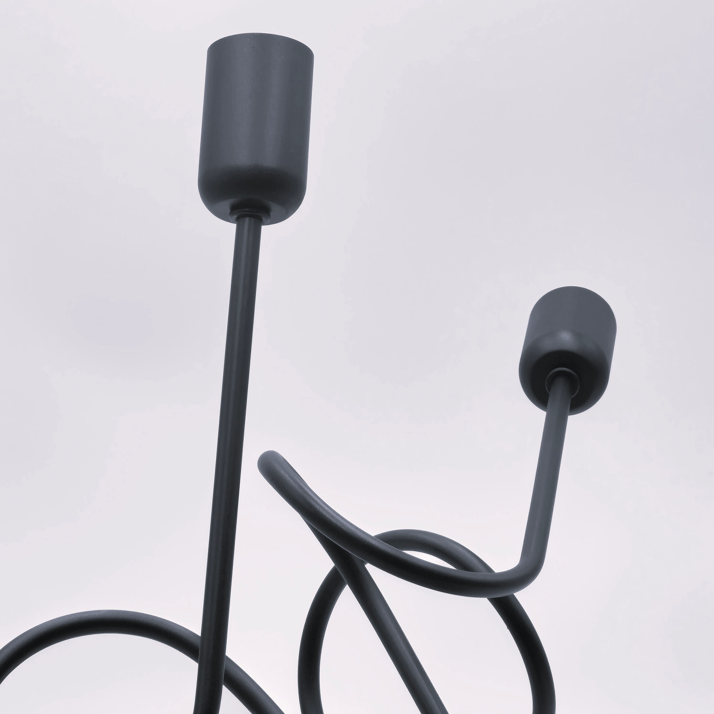 Lampa sufitowa Lizzy czarna 5 x E27 Lamkur - 6