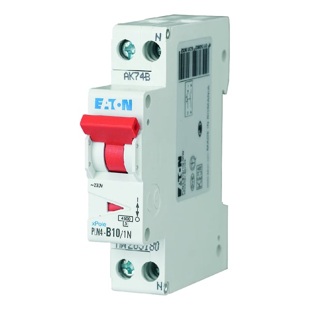 Interruttore magnetotermico EATON 1P 25A  1M 230V PLN4 25A