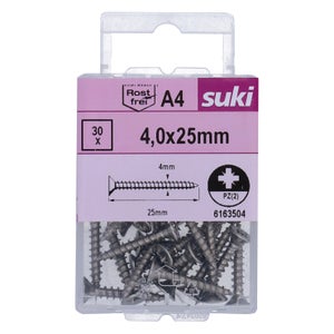 Lot De 1000 Vis à Bois Rocket - 4x25 Et 4x30 - Torx T20 - Acier Zingué