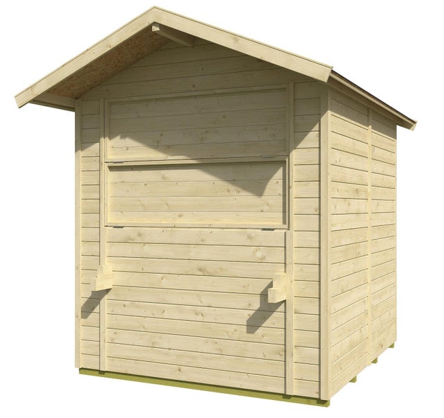 	
Kiosco de jardín de madera Kent4 de 195x210x225 cm y 4.39 m2 con 13 mm espesor y puerta abatible LASITA MAJA
