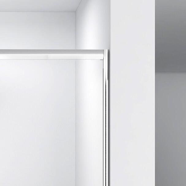 Porta doccia scorrevole Alba, L 118-122 cm x H 190 cm x SP 6 mm, profilo cromo - 3