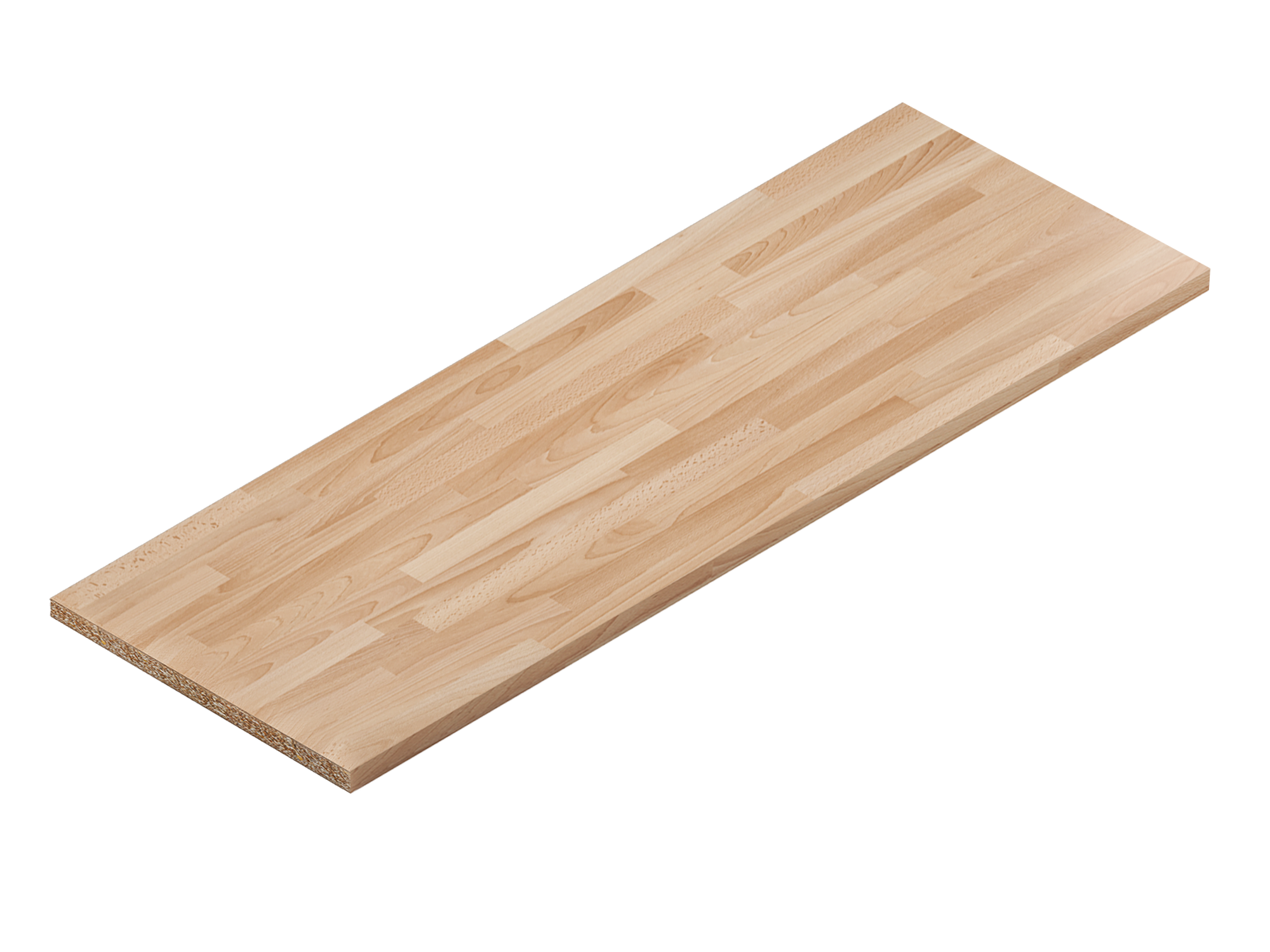 Encimera de cocina laminada Eleki haya mate 246x62 cm espesor 28mm - 6